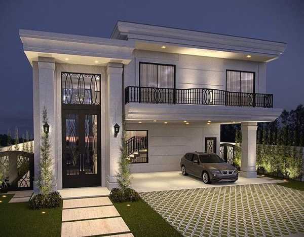 Rumah Eropa Klasik Modern| desain rumah klasik modern