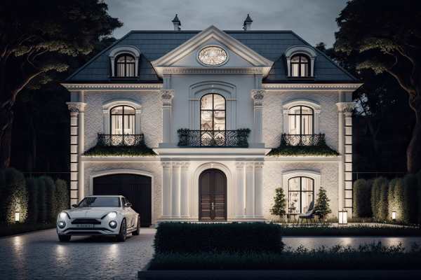 Rumah Gaya Eropa Klasik