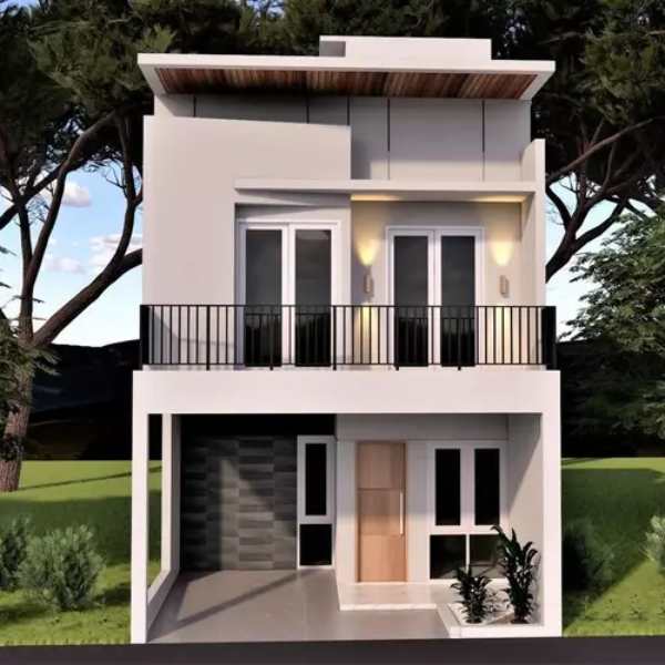 rumah minimalis modern 2 lantai