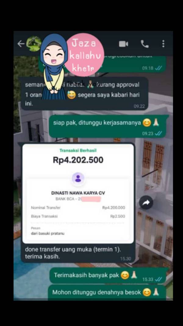 Testimoni bukti transfer 27