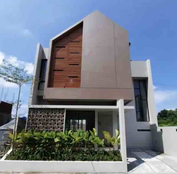 Desain Rumah Industrial 2 Lantai