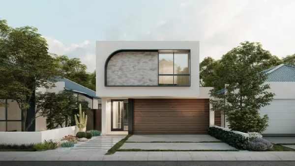 Desain Rumah Minimalis 6x12 Tampak Depan