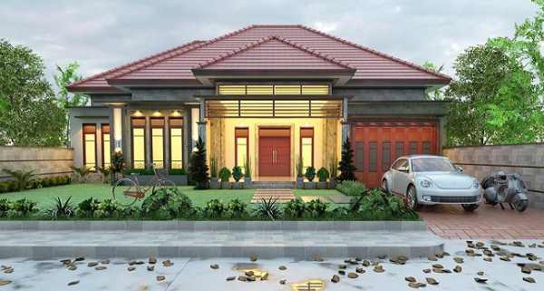 Gambar Rumah Tampak Depan Modern