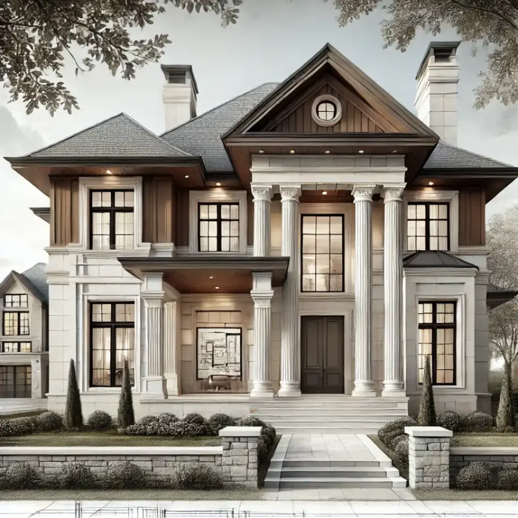 Desain Rumah American Classic