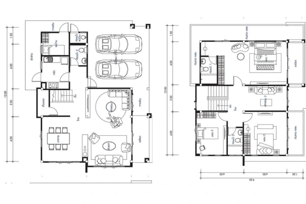 Denah Rumah 9x12 Memanjang, ukuran rumah minimalis