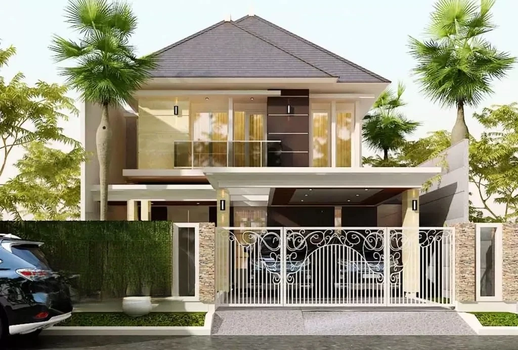 desain rumah 2 antai