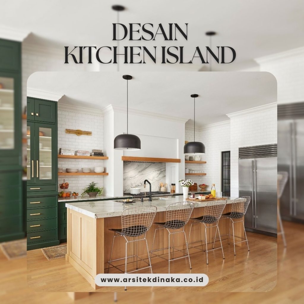 desain kitchen islan