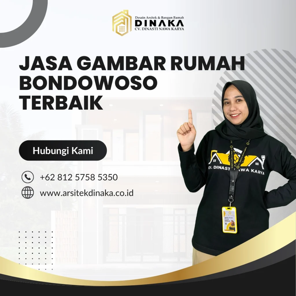 jasa gambar rumah bondowoso - dinaka arsitek