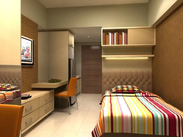 Desain Kamar Tidur Type 21