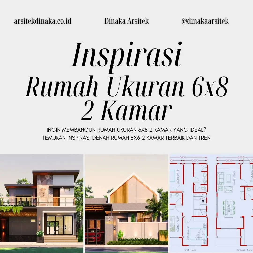 Rumah Ukuran 6×8 2 Kamar: Inspirasi dan Tips